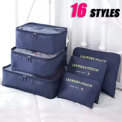 Heavy-Duty Compression Bags & Travel Packing Cubes Set