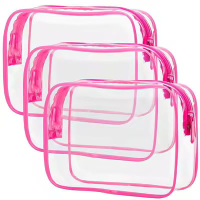 Multi-Function Toiletry Bag with Removable TSA-Compliant Clear Pouch