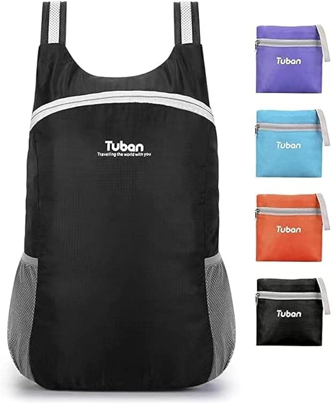 Ultra-Lightweight Foldable Daypack & Water-Resistant Travel Backpack