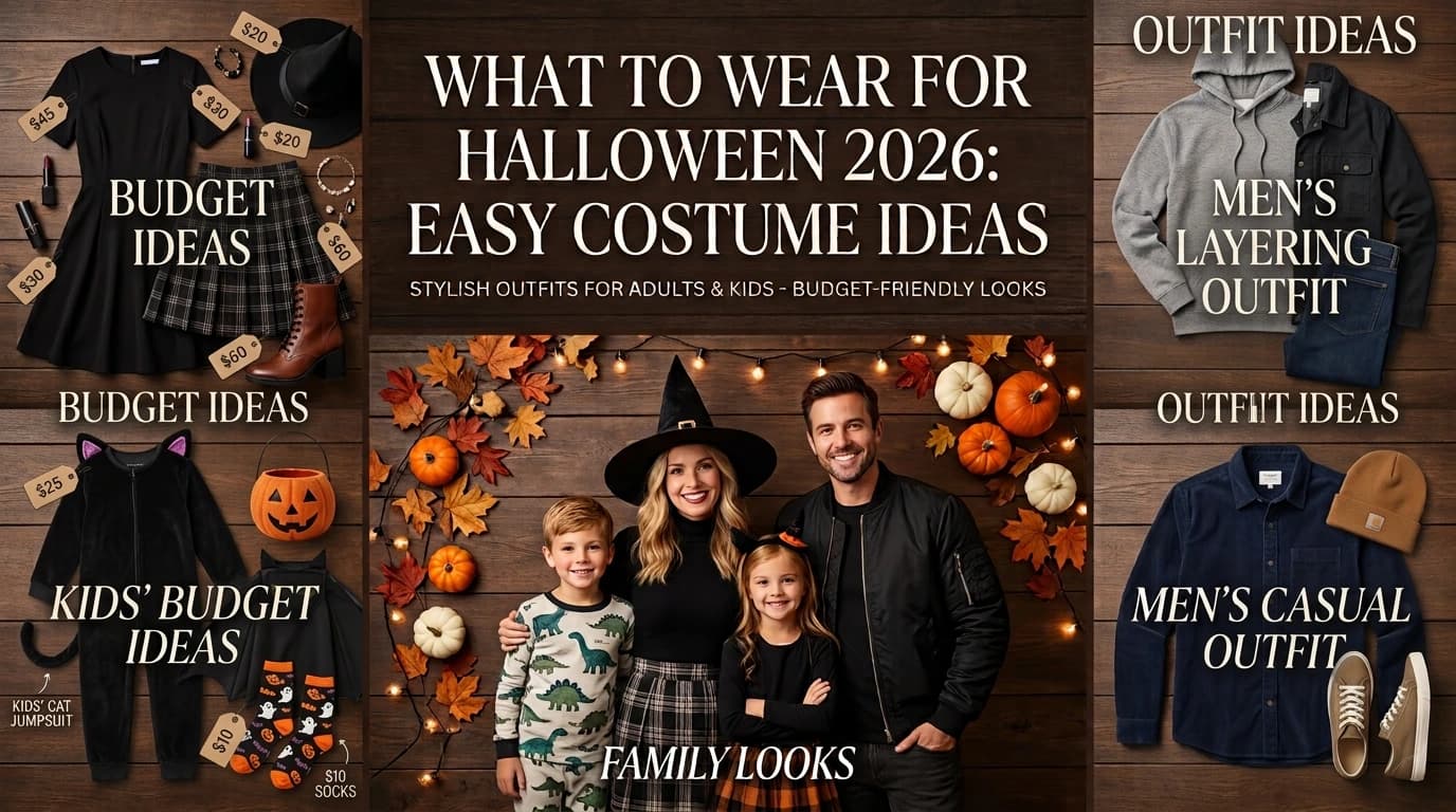 What to Wear for Halloween 2026 Easy Costume Ideas for Women, Men & Kids